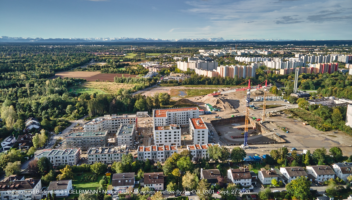 27.09.2020 - Baustelle Alexisquartier in Neuperlach